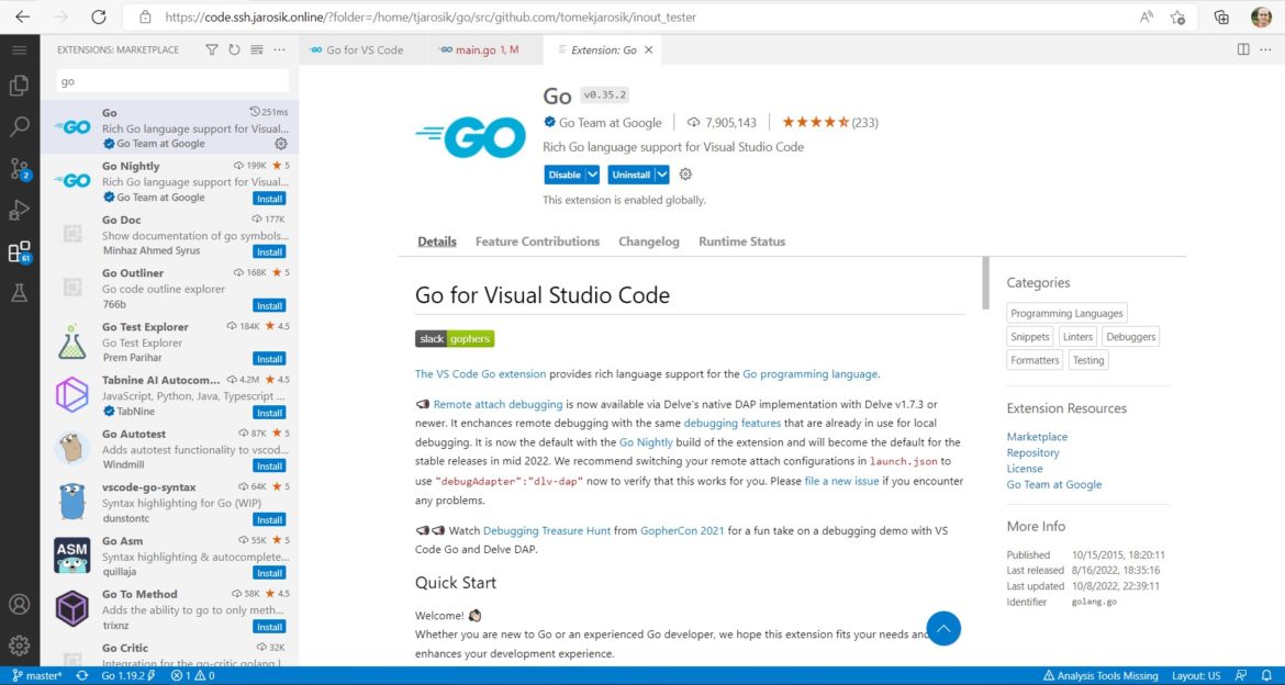 A web version of VSCode - Tomasz Jarosik Online